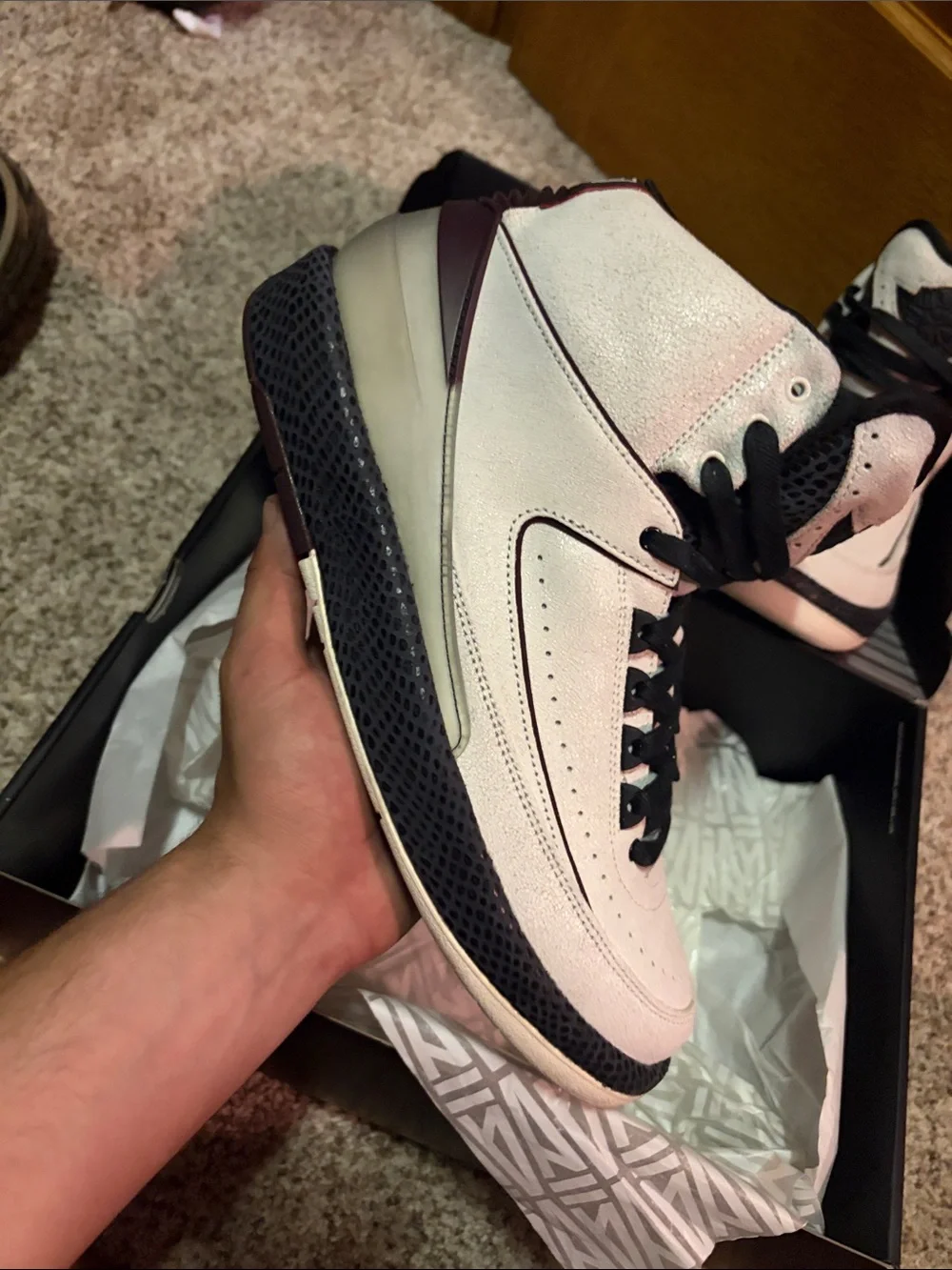 A MA MANIÈRE x Air Jordan Box - White with Black Logo
